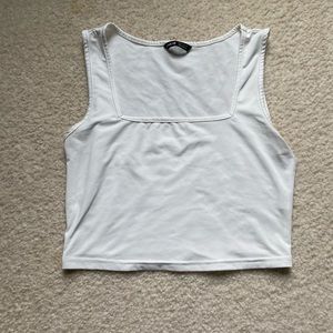 White Crop Top